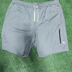 Vuori Men's Light Gray Athletic Shorts